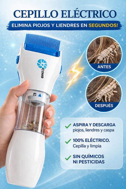 Cepillo - Elimina piojos y liendres de forma efectiva con este cepillo especializado
