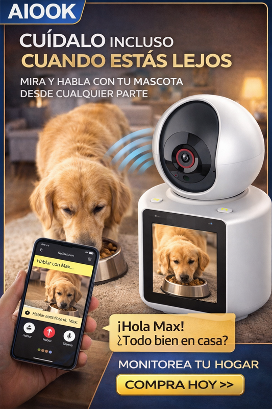 Cámara Inteligente para el Hogar - La seguridad y tranquilidad no pueden esperar. Asegura la protección de tu hogar ahora mismo.